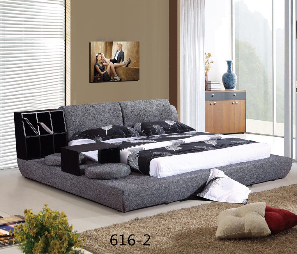 春客林-簡約時尚布藝榻榻米床產品介紹